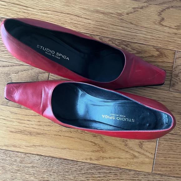 STUDIO SPIGA of Via Spiga Red Mid-size Heels - Picture 4 of 5